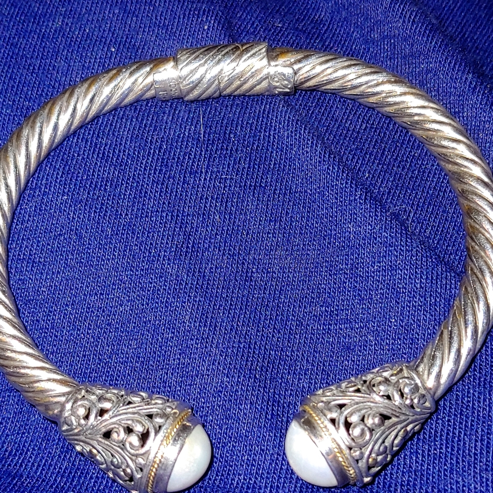 Artisan Sterling w/18K gold Accent Bracelet